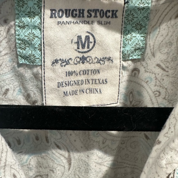 Panhandle Slim White and Blue Casual Button Down Shirt - Picture 2 of 4